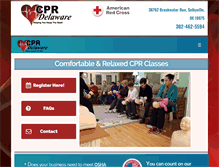 Tablet Screenshot of cprdelaware.com